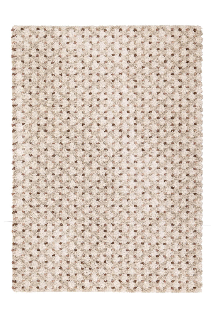 Χαλί Royal Carpet της Royal Carpet σε εκρού, σε ολόκληρη όψη, με προσεγμένο σχέδιο της σειράς και εμφανή υφή επιφάνειας.