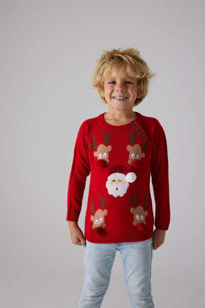 Παιδικό Χριστουγεννιάτικο Πουλόβερ