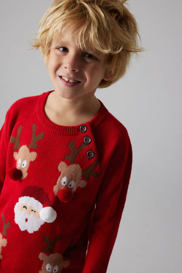 Παιδικό Χριστουγεννιάτικο Πουλόβερ
