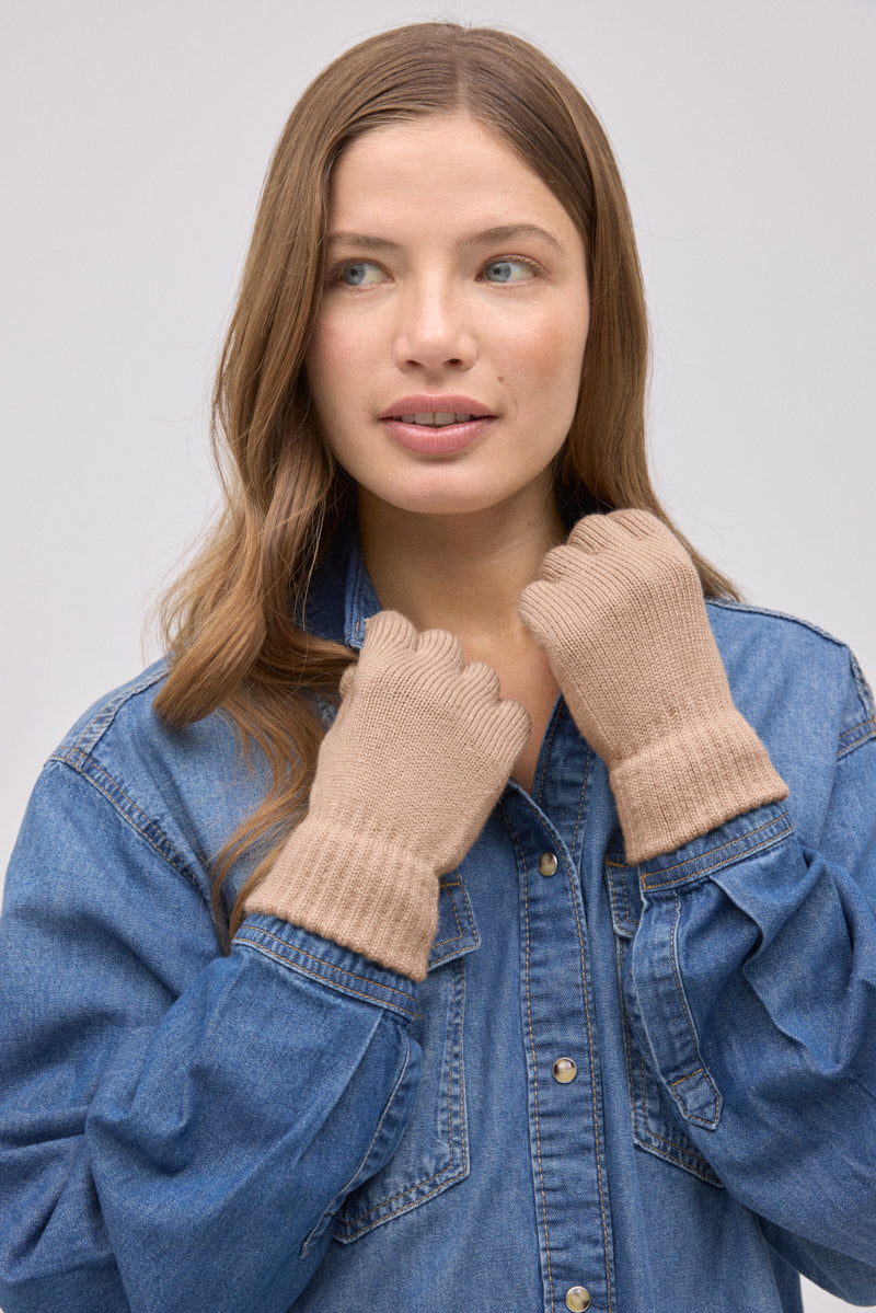 Γυναικεία Γάντια Καφέ Touchscreen Ysabell Mora