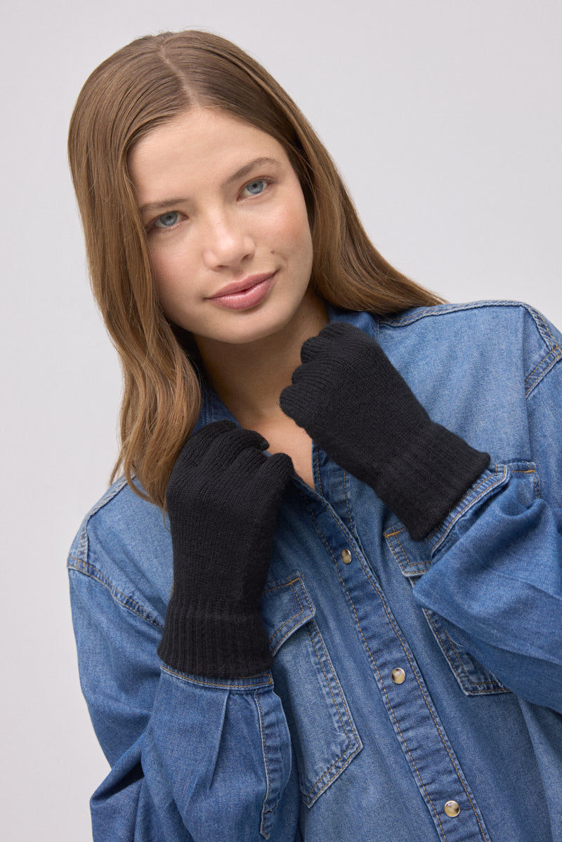 Γυναικεία Γάντια Μαύρα Touchscreen Ysabell Mora