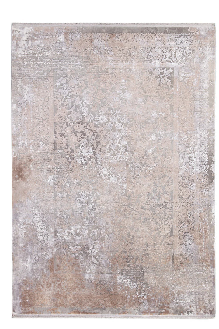 Vintage Χαλί Γκρι-Μπεζ Bamboo Silk Royal Carpet 240X300 (8097A)
