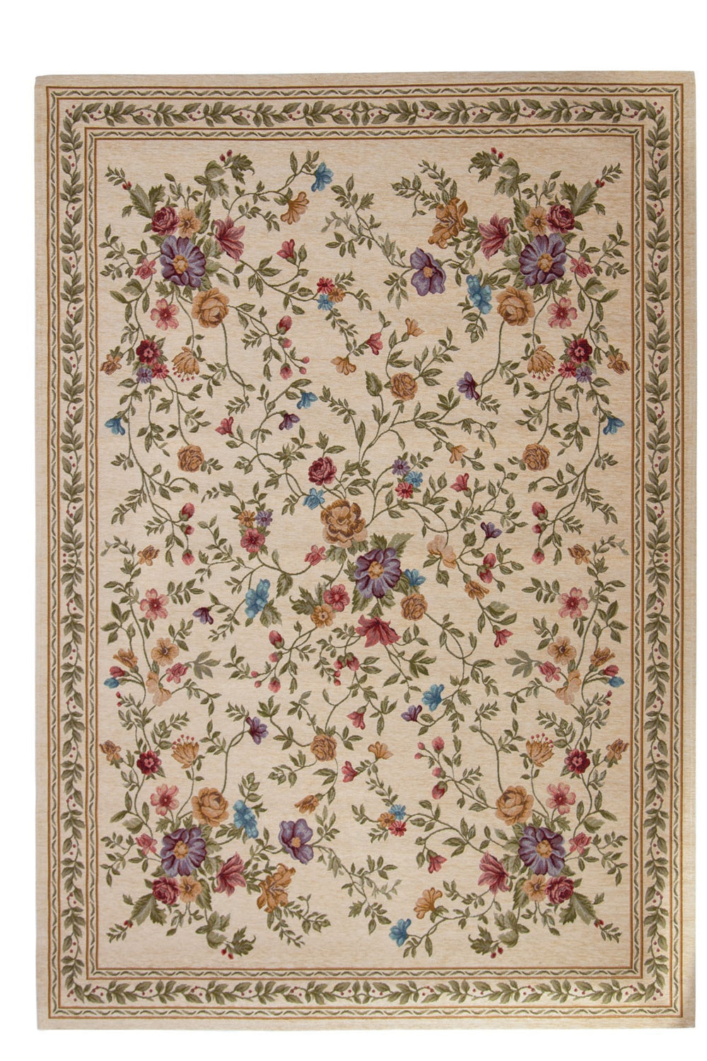 Χαλί Αντιολισθητικό Φλοράλ Μπεζ Canvas Classic Royal Carpet (821J)