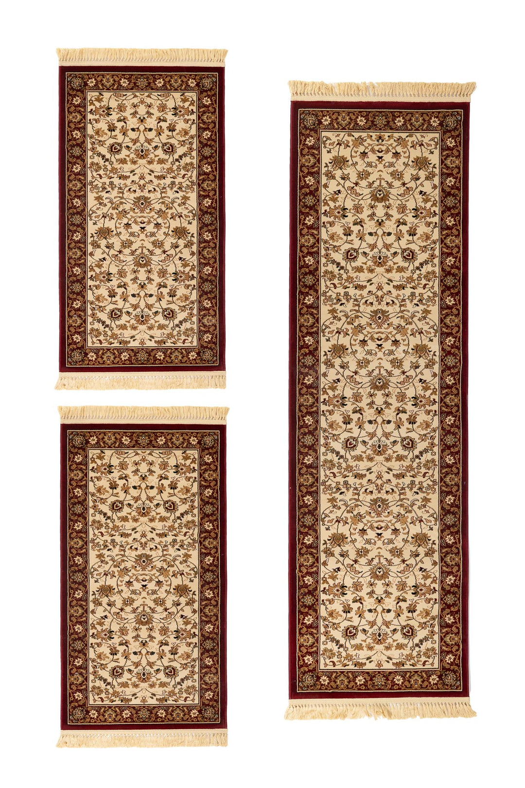 Κλασικό Κρεμ Σετ Κρεβατοκάμαρας 3τμχ Sherazad Royal Carpet (3046/8349)