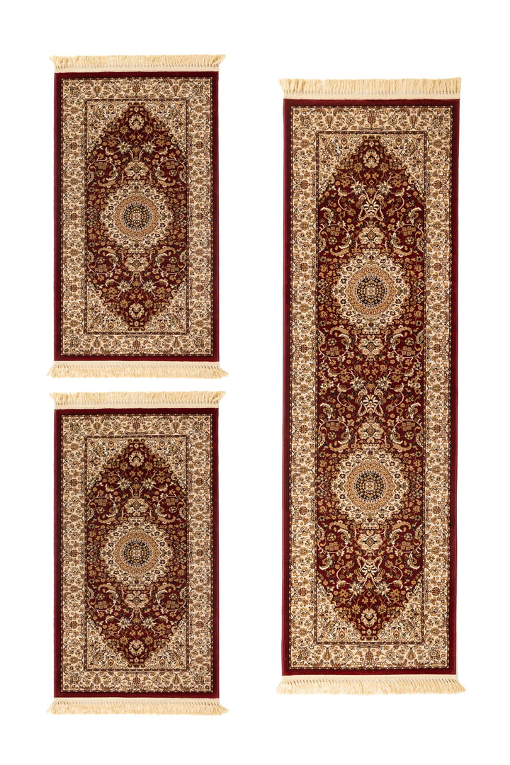Κλασικό Κόκκινο Σετ Κρεβατοκάμαρας 3τμχ Sherazad Royal Carpet (3756/8351)