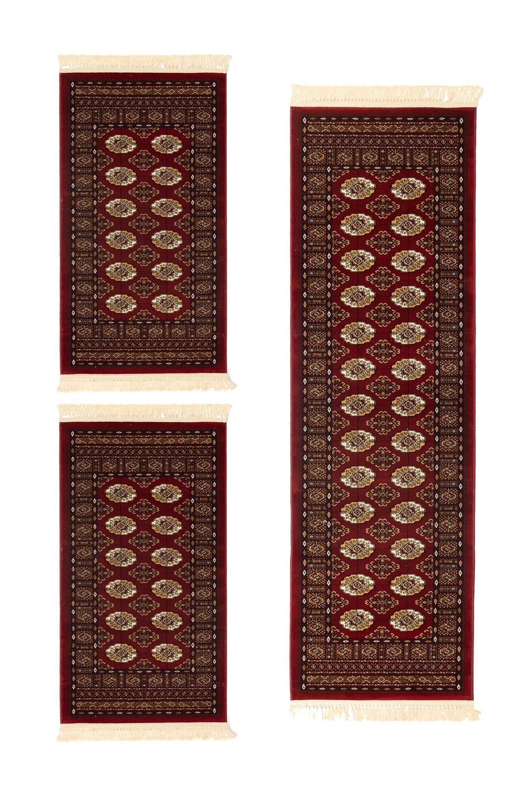 Κλασικό Κόκκινο Σετ Κρεβατοκάμαρας 3τμχ Sherazad Royal Carpet (6465/8874)