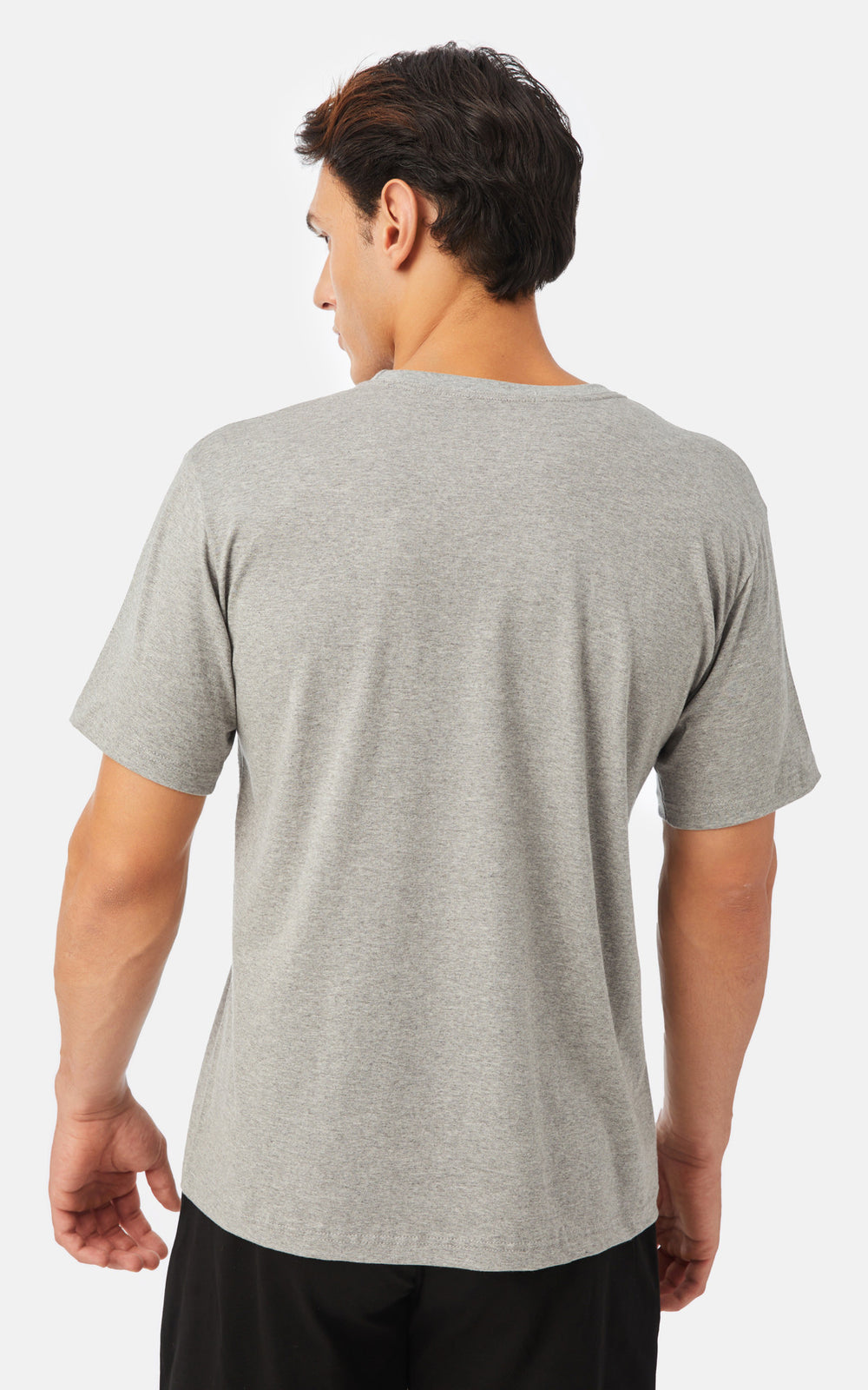 Ανδρικό Βαμβακερό T-Shirt με κλειστή λαιμουδιά