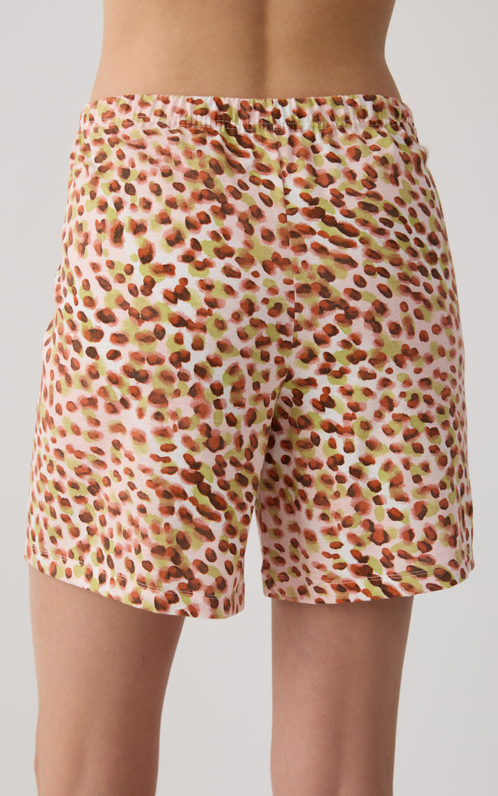 Γυναικείο Σορτς Βαμβακερό Με Animal Print Μοτίβο Minerva