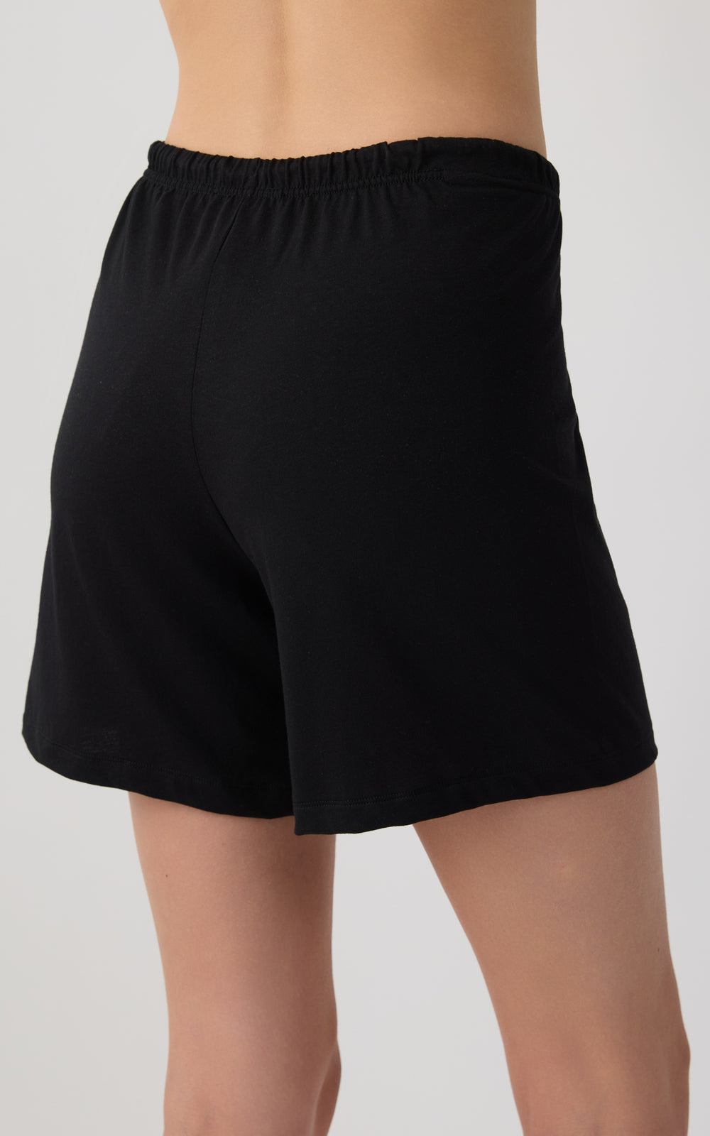 Γυναικεία Βερμούδα Βαμβακερή Μαύρη Minerva