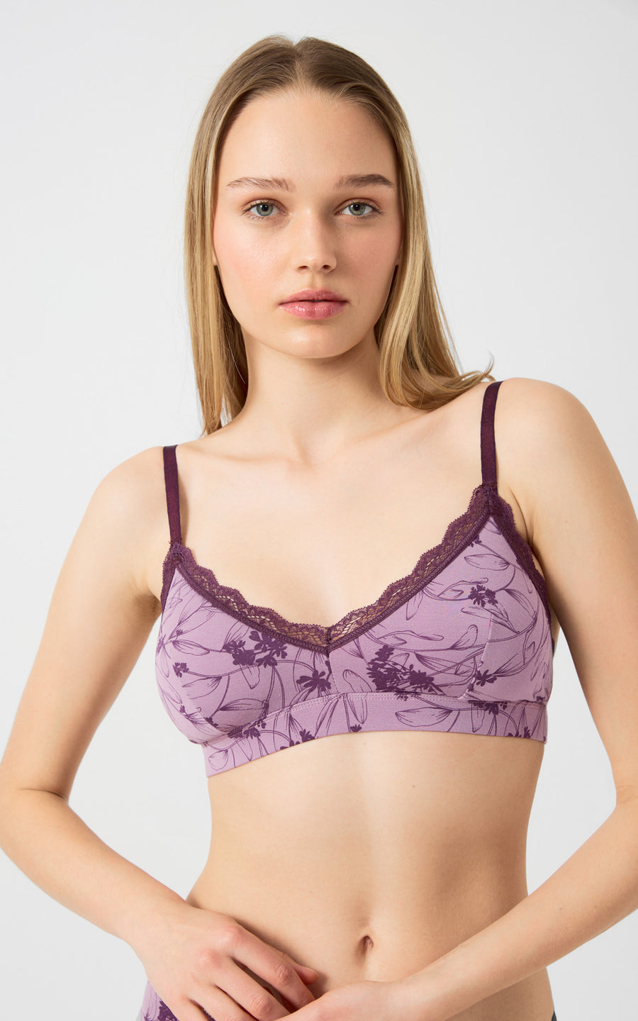 Fimelle Elegance TENCEL™ Modal Bralette Ελαφριά Αποσπώμενη Ενίσχυση