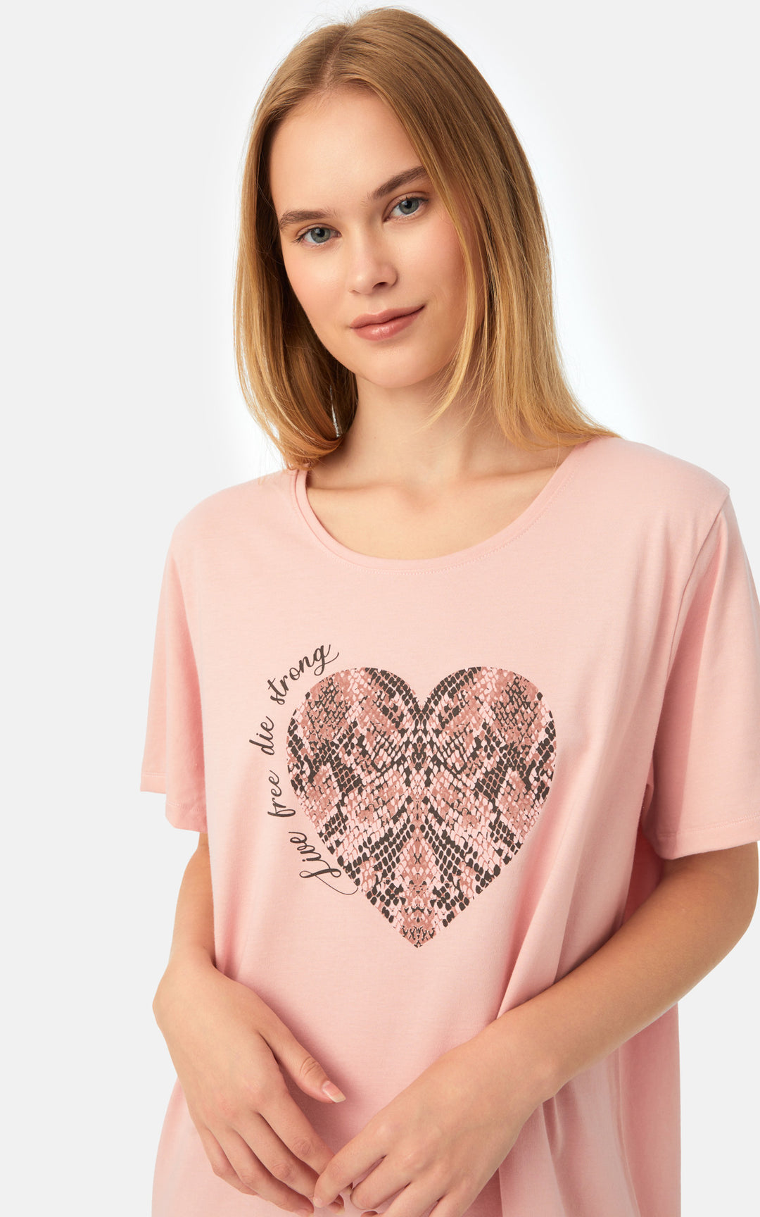 Hearts Boyfriend T-Shirt Dress