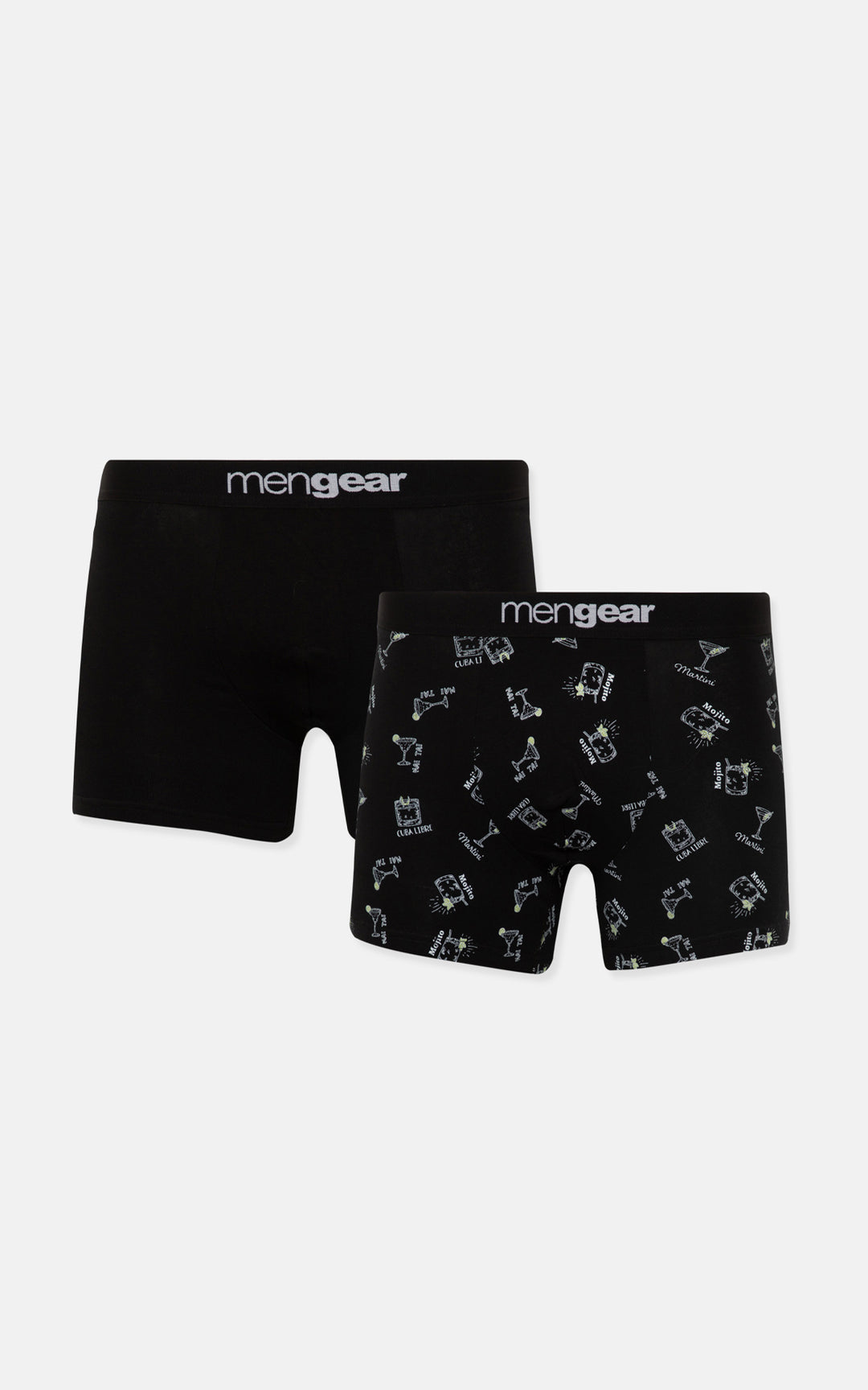 Σετ Ανδρικό Boxer Μαύρο 2τμχ Minerva