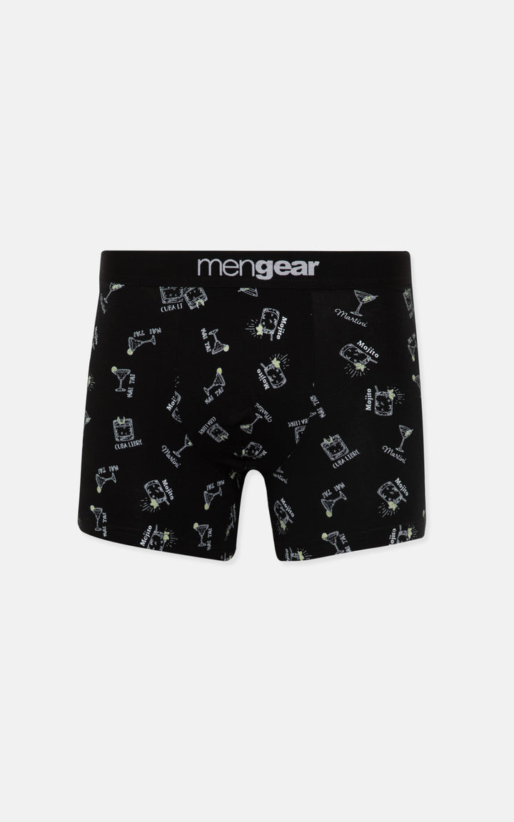 Σετ Ανδρικό Boxer Μαύρο 2τμχ Minerva