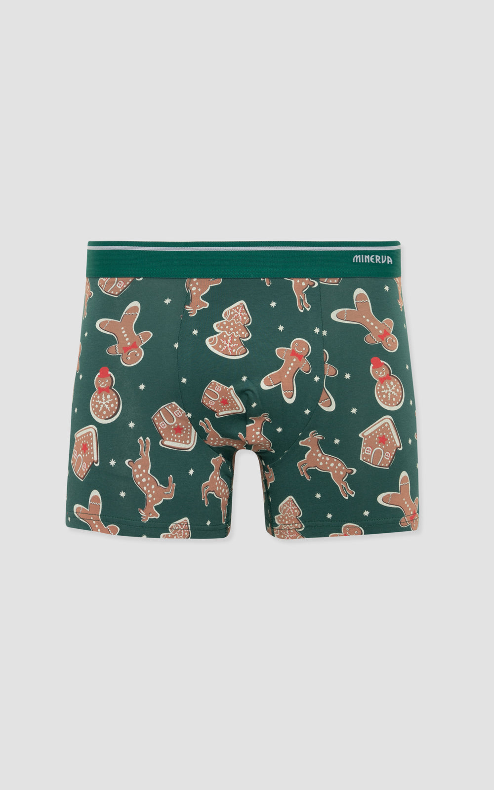 Ανδρικό Boxer Χριστουγεννιάτικο Σετ 2τμχ Κόκκινο Minerva