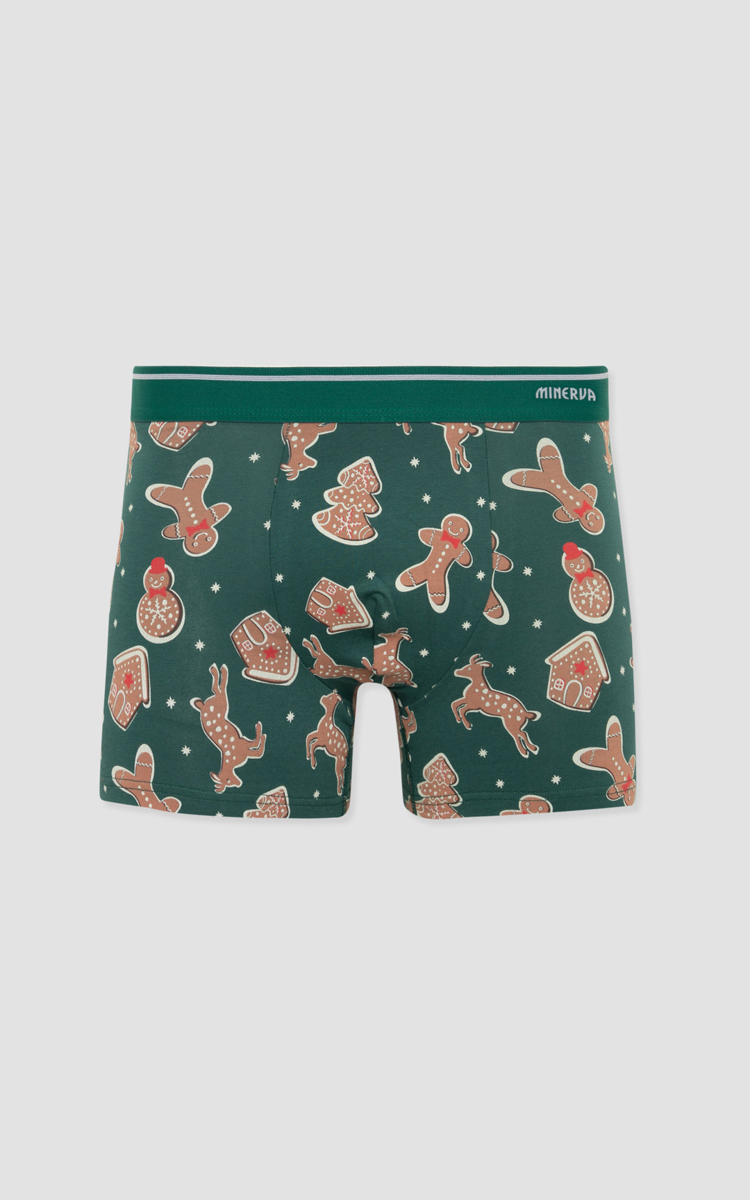 Ανδρικό Boxer Χριστουγεννιάτικο Σετ 2τμχ Κόκκινο Minerva