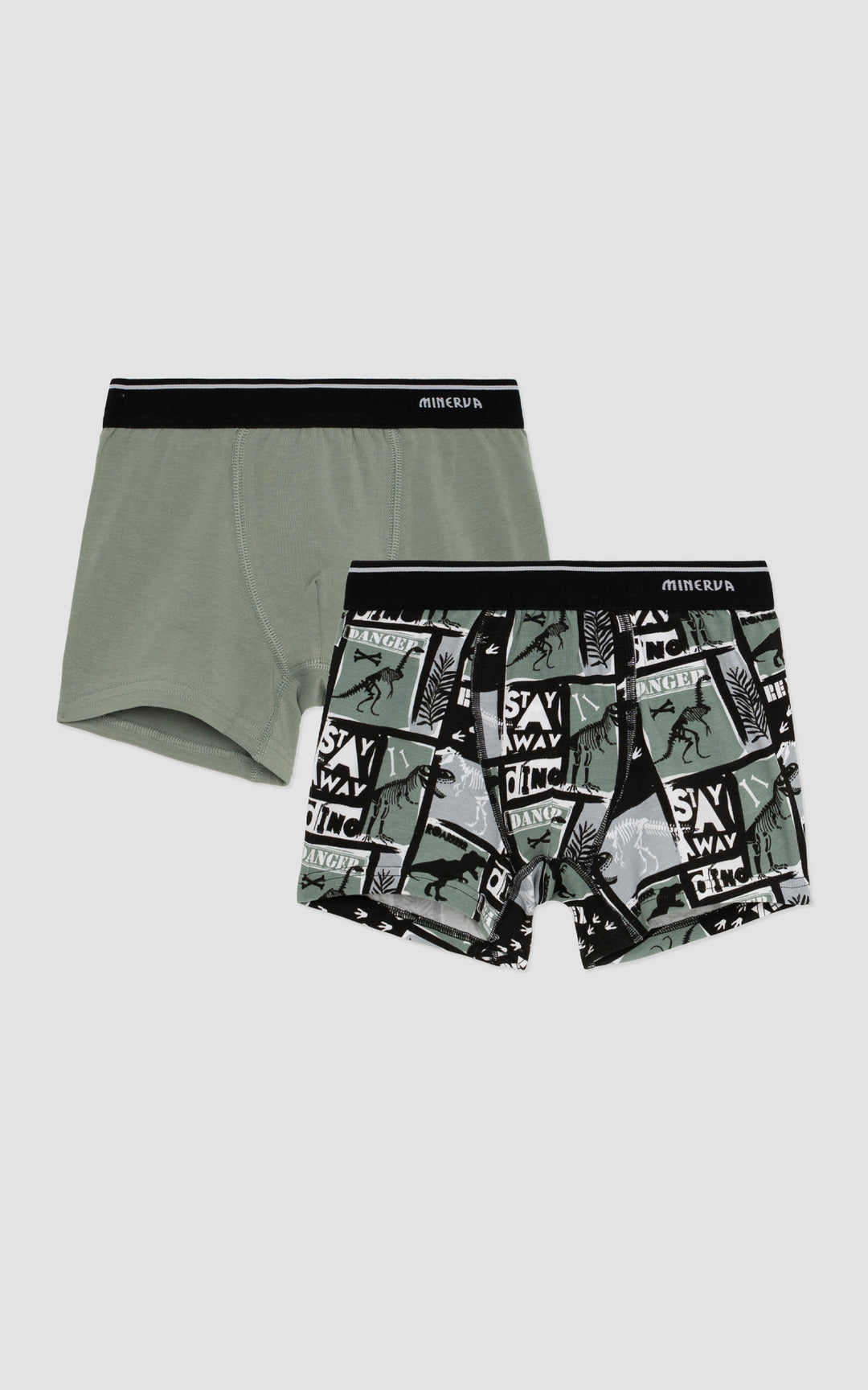 Παιδικό Boxer Σετ 2τμχ Μπλε-Πετρόλ Minerva Game Over