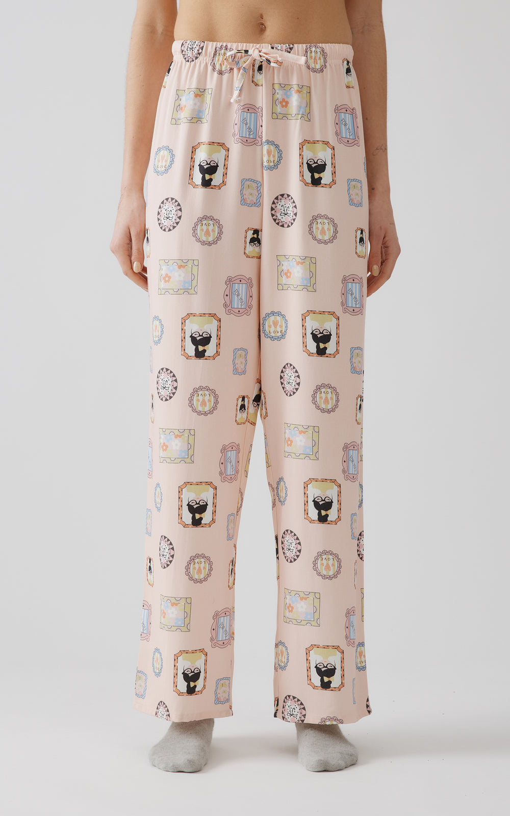 Γυναικείο Παντελόνι Ροζ Βισκόζη Minerva