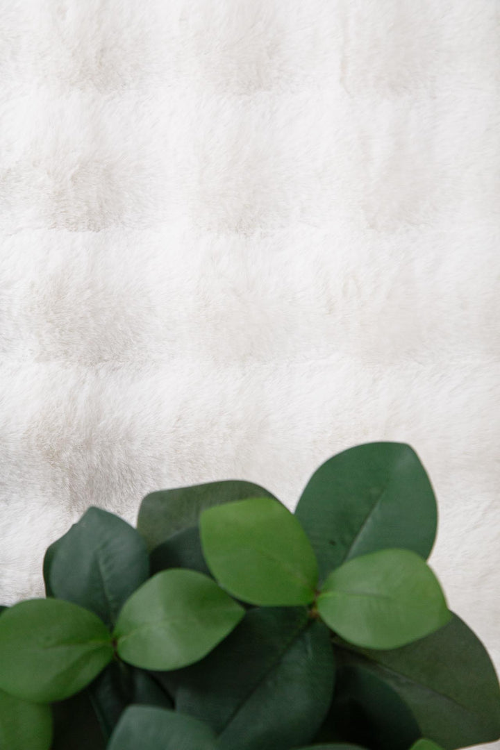 Γούνινο Χαλί Λευκό Συνθετικη Γούνα Bubble Royal Carpet 1.60X2.30