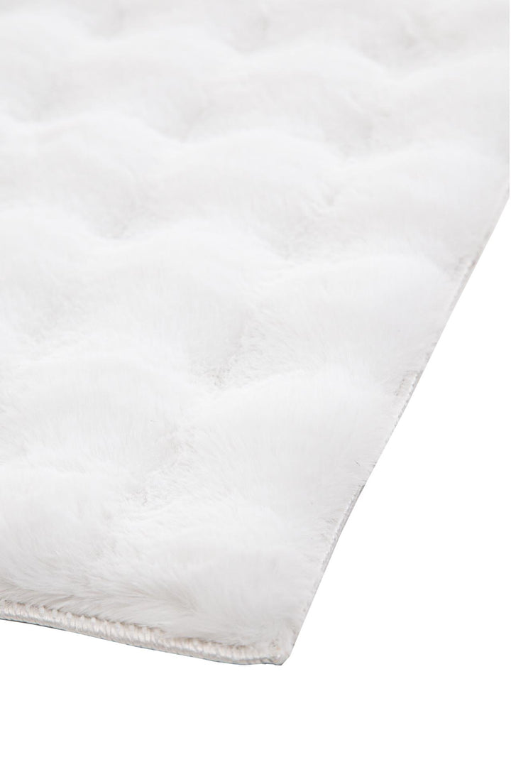Γούνινο Χαλί Λευκό Συνθετικη Γούνα Bubble Royal Carpet 1.60X2.30
