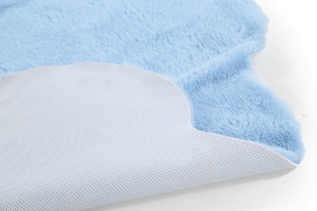 Παιδικό Γούνινο Χαλί Μπλε Αστέρι Bunny Kids Royal Carpet 1.00X1.00