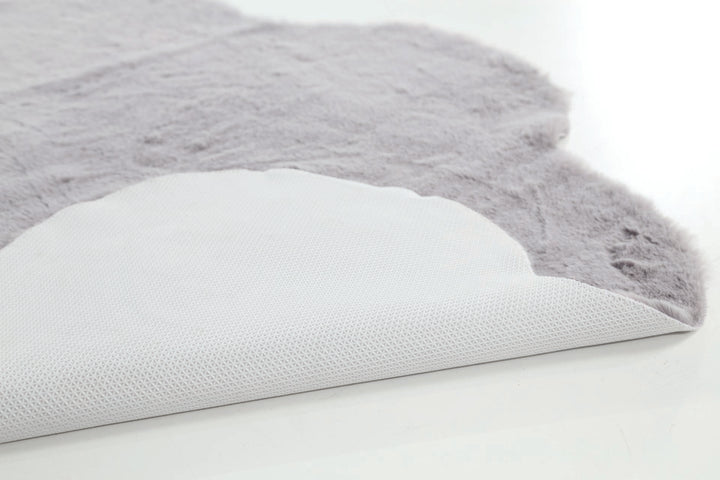 Παιδικό Γούνινο Χαλί Γκρι Αστέρι Bunny Kids Royal Carpet 1.00X1.00