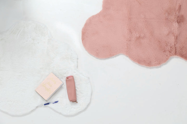 Παιδικό Γούνινο Χαλί Ροζ Σύννεφο Bunny Kids Royal Carpet 0.80X1.20