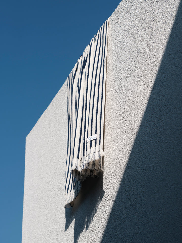 Πετσέτα Θαλάσσης Μαύρη Elveria 90X170 Nef-Nef Homeware
