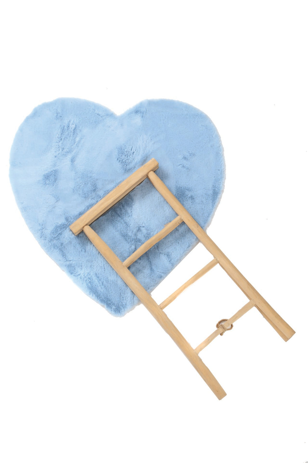 Παιδικό Γούνινο Χαλί Μπλε Καρδιά Bunny Kids Royal Carpet 1.00X1.00