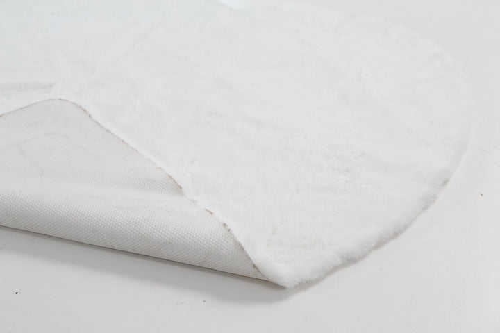 Παιδικό Γούνινο Χαλί Λευκό Αστέρι Bunny Kids Royal Carpet 1.00X1.00