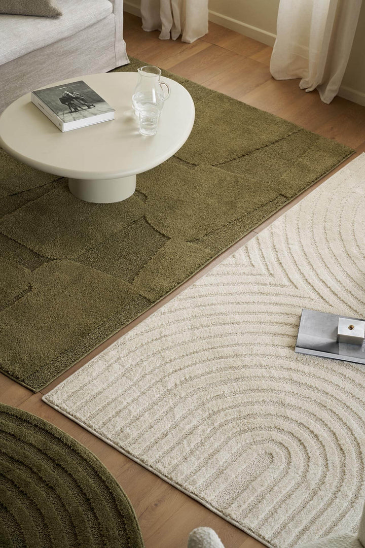Χαλί Jazz της Royal Carpet σε λαδί, σε κοντινή όψη της επιφάνειας, με προσεγμένο σχέδιο της σειράς και εμφανή υφή επιφάνειας.