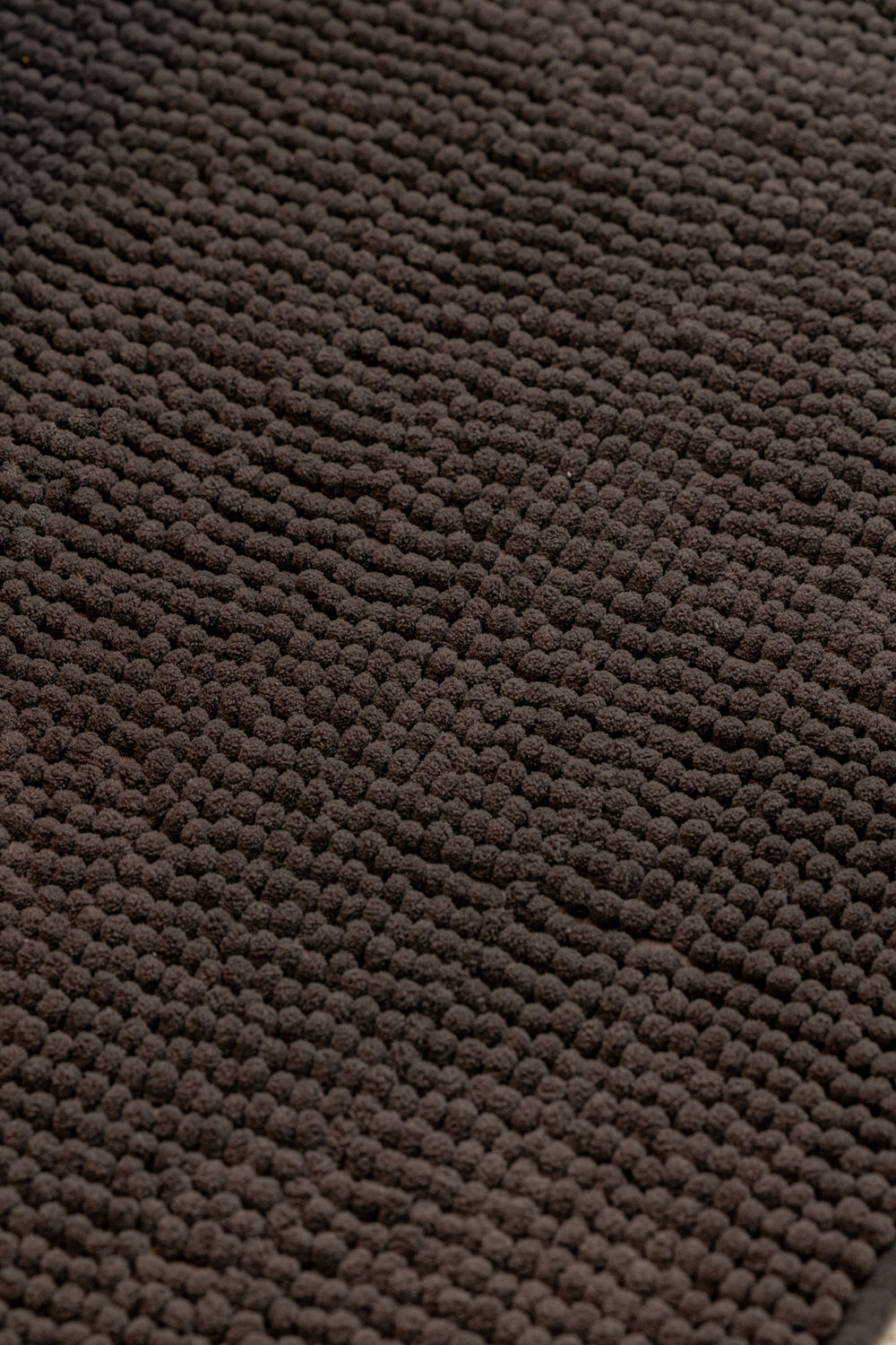 Πατάκι Μπάνιου Πολυεστέρα Καφέ 80x50cm Beads Estia