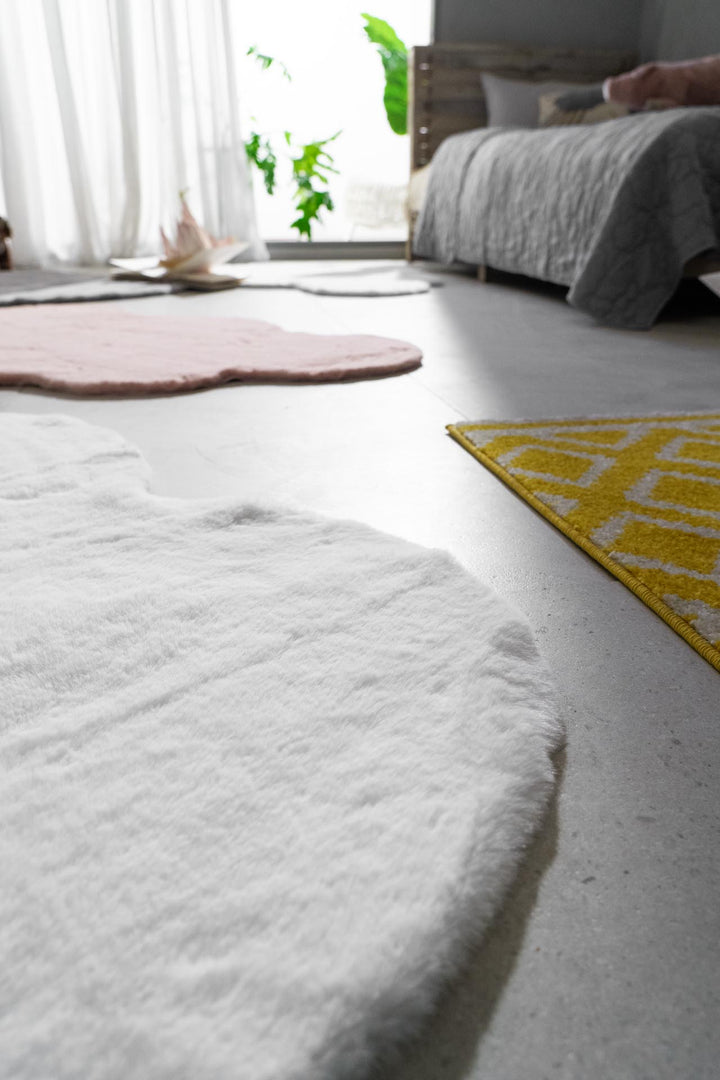 Παιδικό Γούνινο Χαλί Ροζ Σύννεφο Bunny Kids Royal Carpet 0.80X1.20