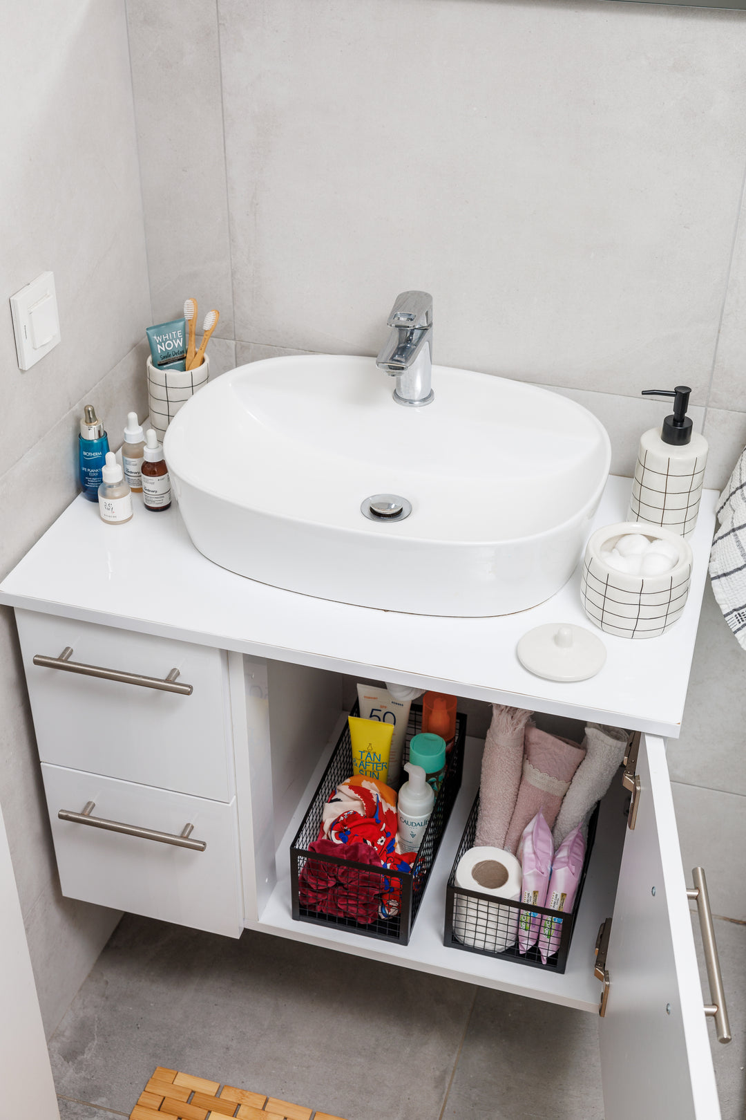 Καλάθι Αποθήκευσης & Οργάνωσης Μαύρο Μεταλλικό 23.5x15x11cm Cage Estia