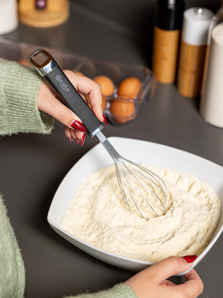 Αναδευτήρας 8 Συρμάτων Ανοξείδωτος Με Εργονομική Λαβή Σιλικόνης Comfy Estia