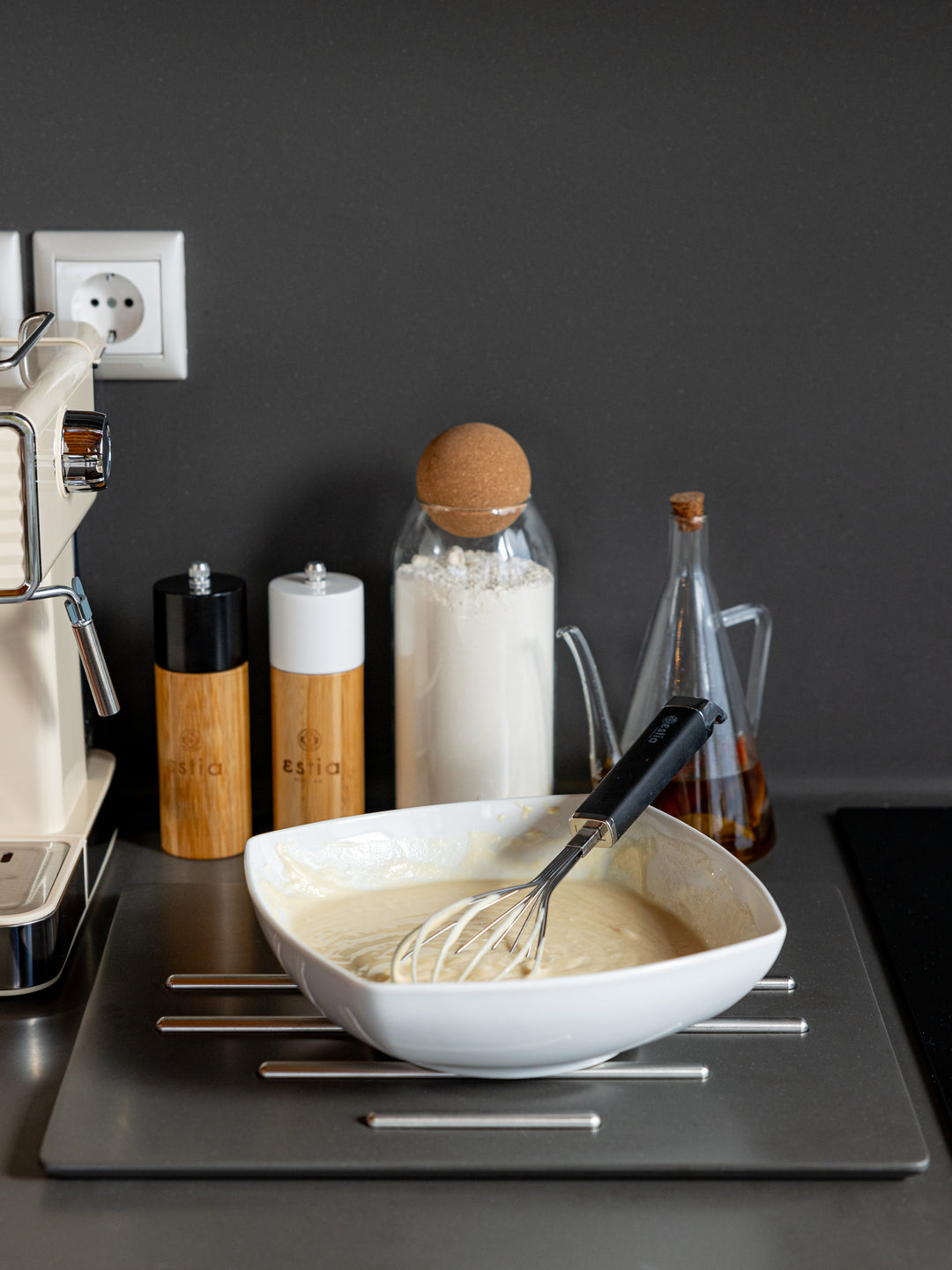 Αναδευτήρας 8 Συρμάτων Ανοξείδωτος Με Εργονομική Λαβή Σιλικόνης Comfy Estia