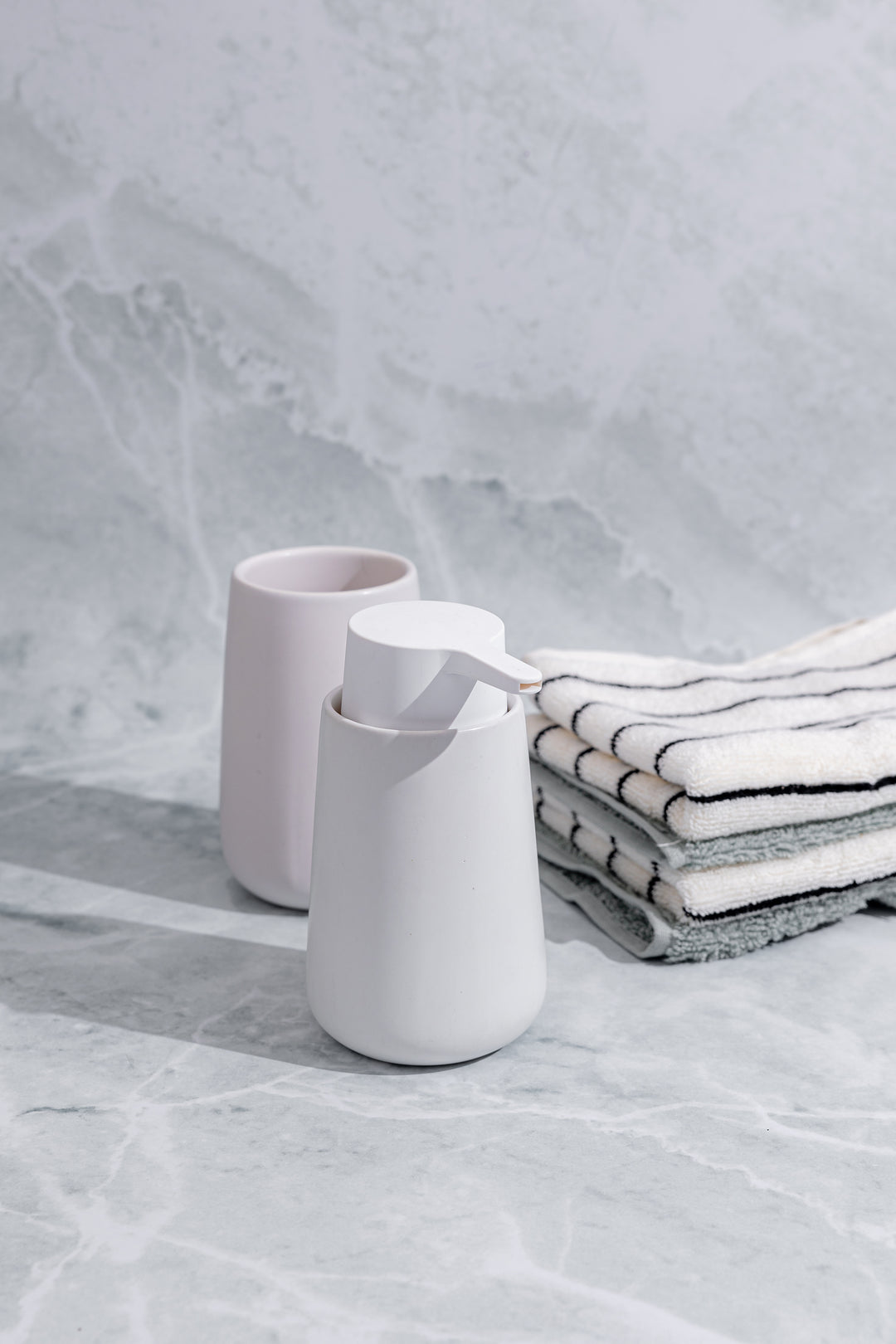 Estia Ποτηράκι Μπάνιου Κεραμικό Λευκό Fjord White