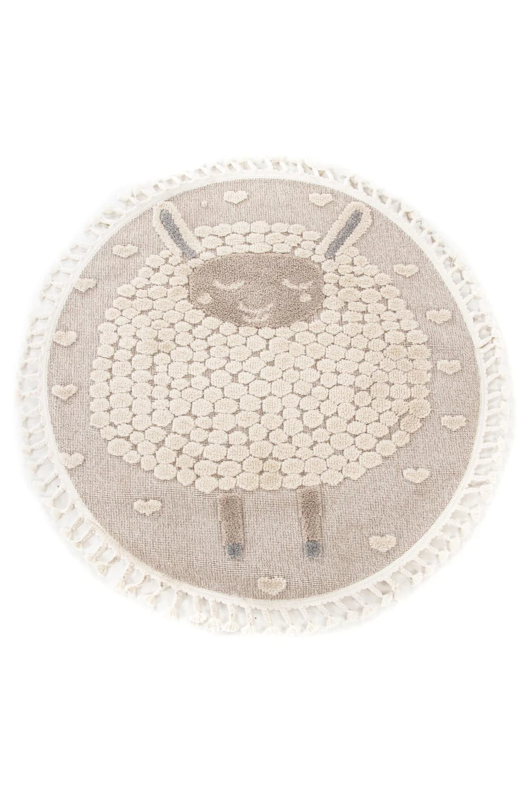 Στρογγυλό παιδικό Χαλί "Lila Kids" Sheep 1.20 ROUND- Royal Carpet