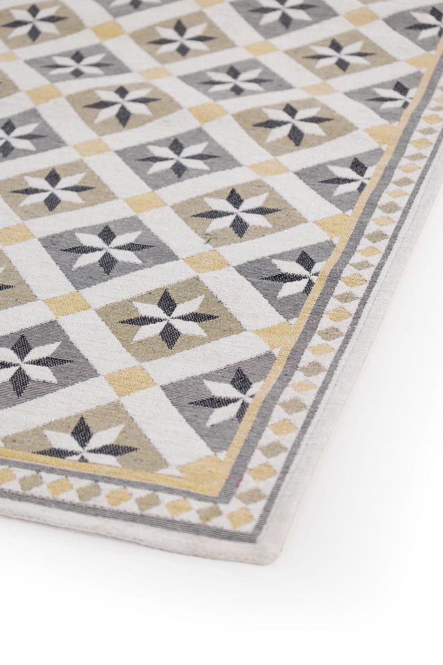 Χαλί Αντιολισθητικό Γκρι-Μπεζ Canvas Royal Carpet (1005 E)