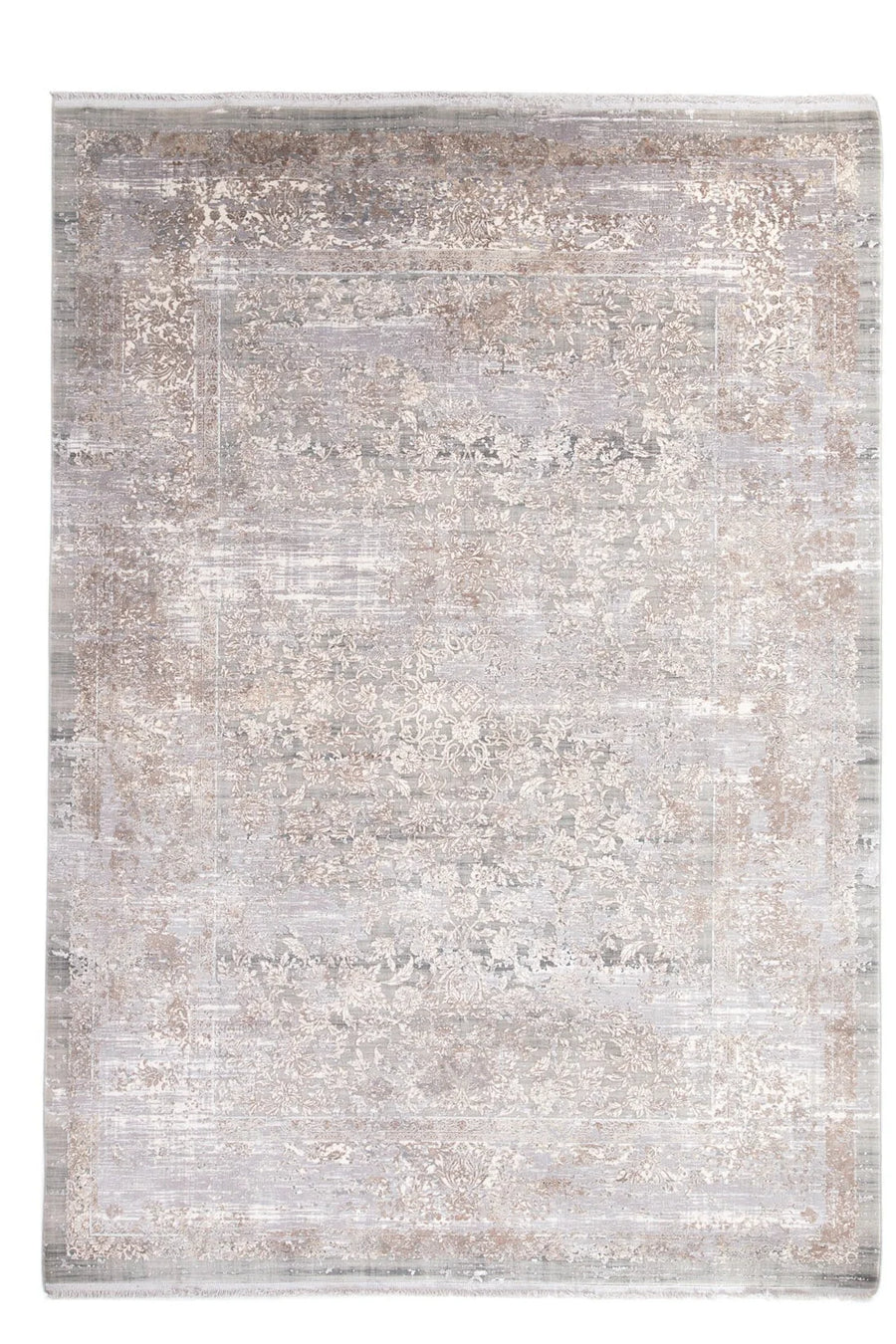 Vintage Χαλί Γκρι-Μπεζ Bamboo Silk Royal Carpet 200X300 (5987A1)