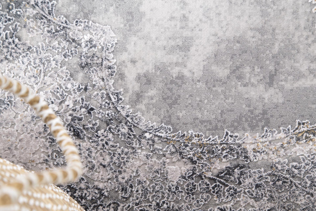 Vintage Χαλί Ανθρακί Bamboo Silk Royal Carpet 200X300 (5988C)