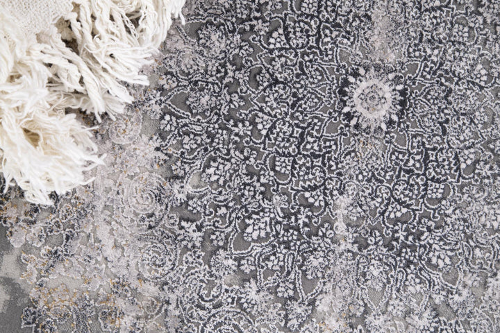 Vintage Χαλί Ανθρακί Bamboo Silk Royal Carpet 200X300 (5988C)