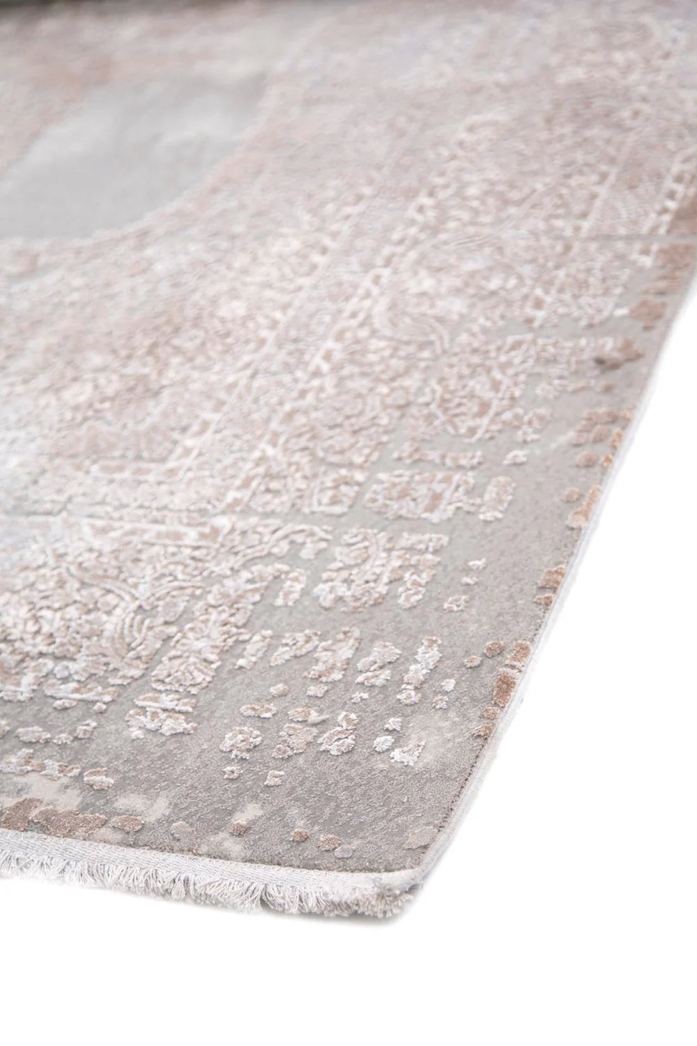 Vintage Χαλί Γκρι-Μπεζ Bamboo Silk Royal Carpet 200X300 (5988D)