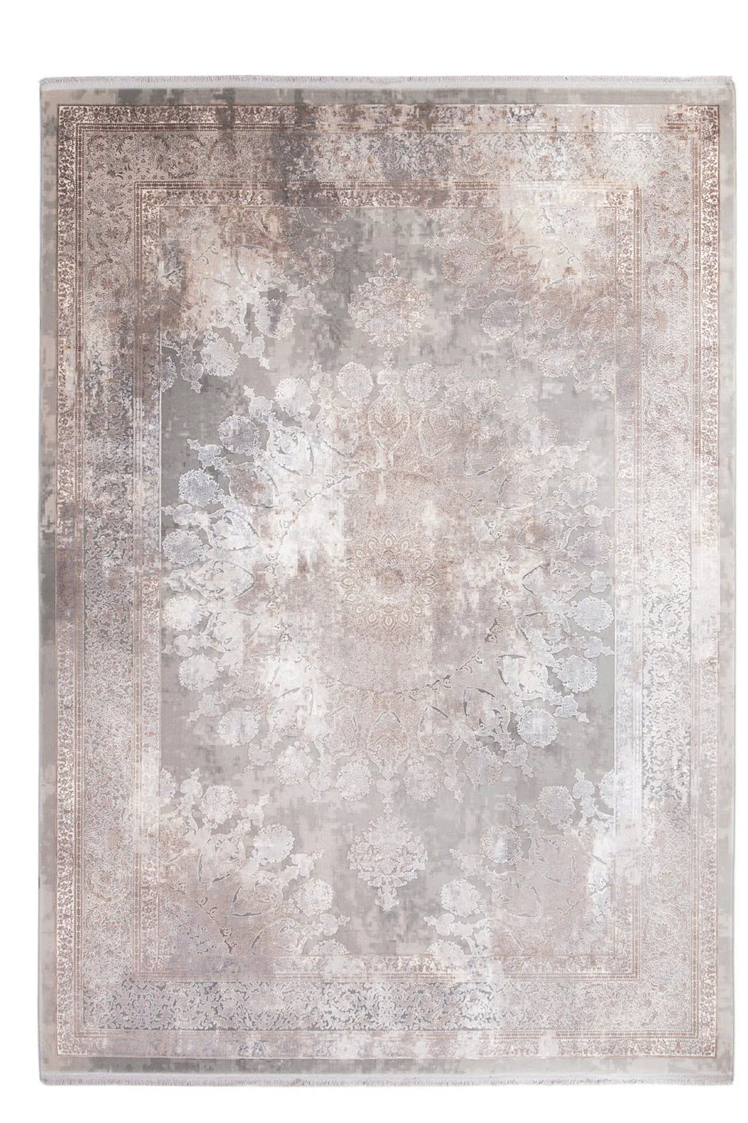 Μοντέρνο Χαλί Γκρι-Μπεζ Bamboo Silk Royal Carpet 200X300 (8098A1)