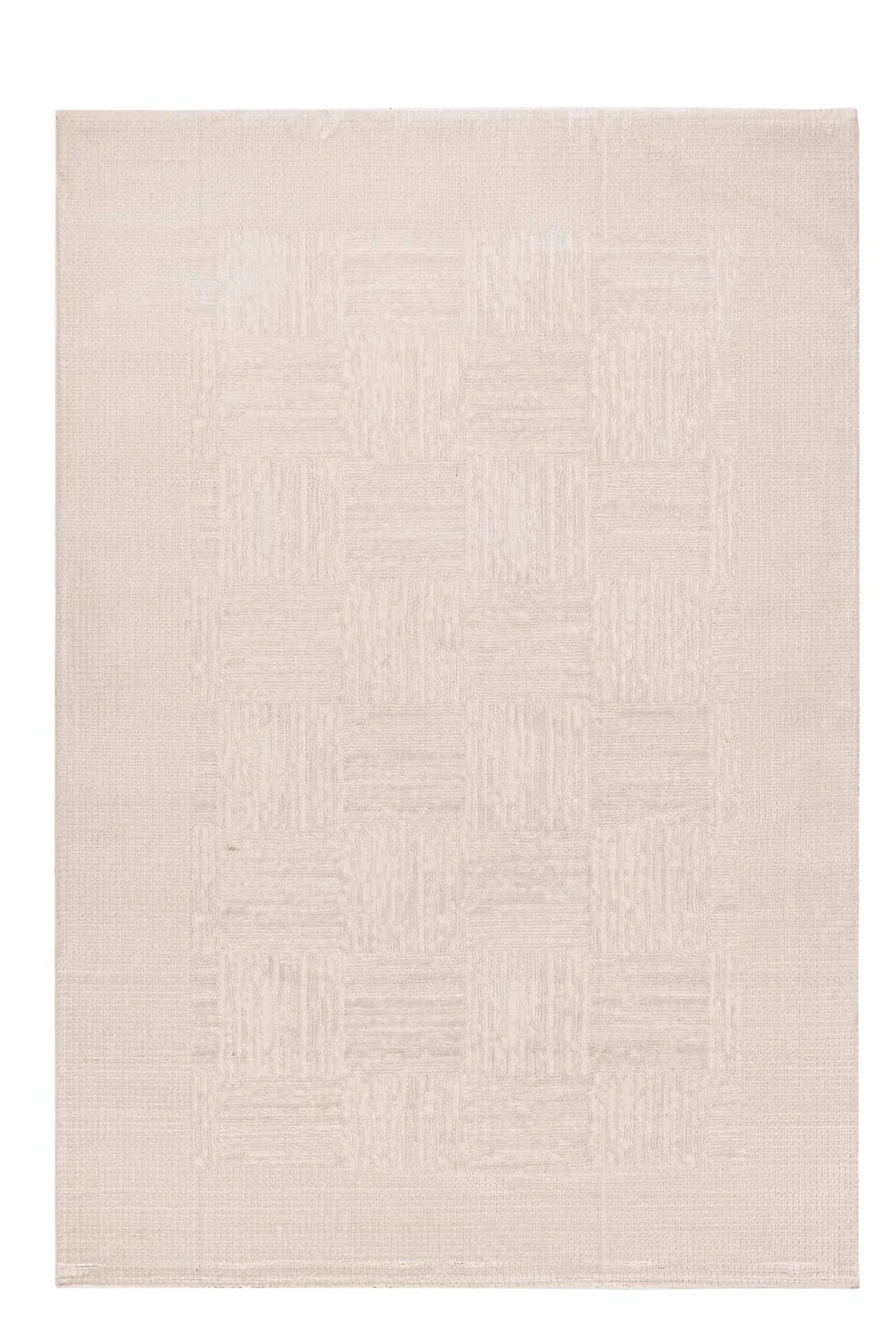 Μοντέρνο Χαλί Εκρού Σετ Κρεβατοκάμαρας 3τμχ Bianca Royal Carpet (680ACREAM)