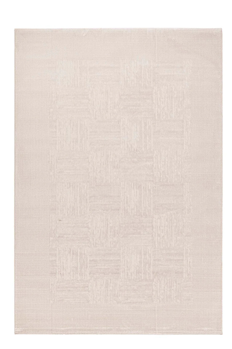 Μοντέρνο Χαλί Εκρού Σετ Κρεβατοκάμαρας 3τμχ Bianca Royal Carpet (680ACREAM)