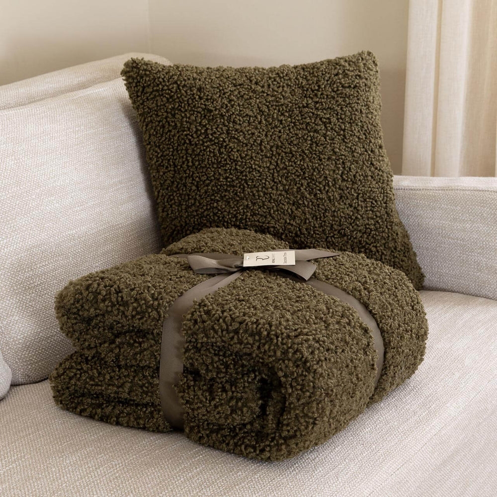 Κουβέρτα Καναπέ Λαδί Snug 150X200 Royal Carpet