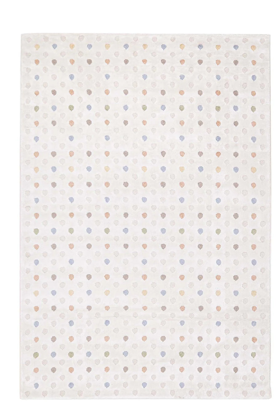 Παιδικό Χαλί Εκρού Με Πουά Σχέδιο Lora Kids Royal Carpet 200X290cm