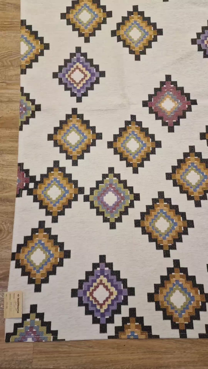 Χαλί Αντιολισθητικό Εκρού Canvas Royal Carpet (712W)