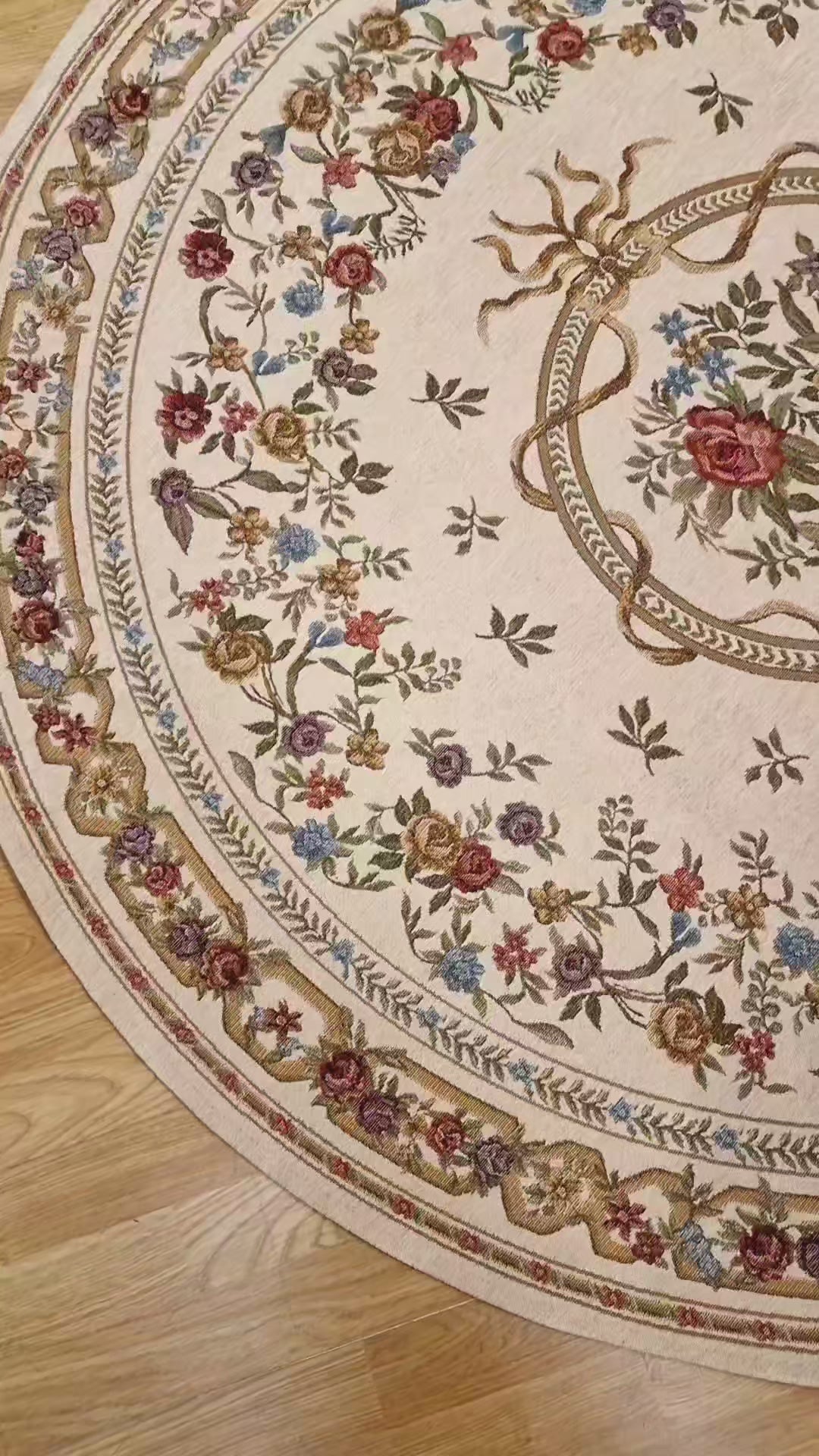 Χαλί Αντιολισθητικό Φλοράλ Μπεζ Canvas Classic Royal Carpet (520J)