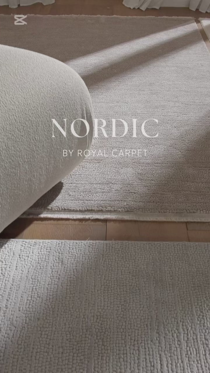 Μοντέρνο Χαλί Γκρι Nordic 240Χ350 Royal Carpet (394F)